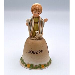 Vintage Enesco Little Bible Friends Joseph Bell Figurine 1980 Taiwan